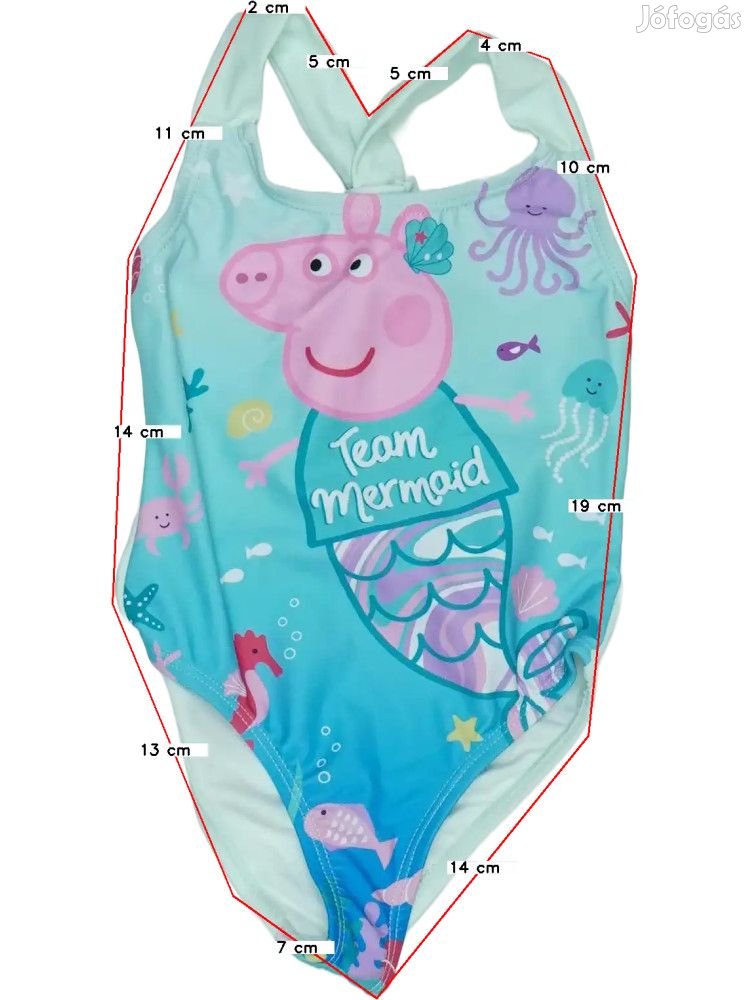 Peppa Pig Használt (újszerű) Lány Fürdőruha (Méret: 92)