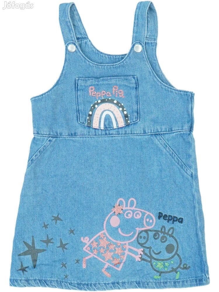 Peppa Pig Új (címke nélküli) Lány Kantáros szoknya (Méret: 104)