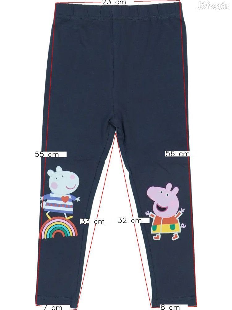 Peppa Pig Új (címke nélküli) Lány Leggings (Méret: 104)