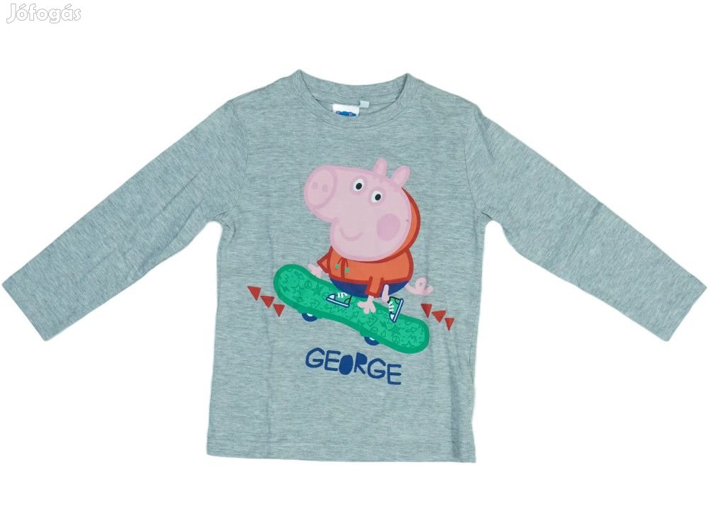 Peppa Pig Új (címkés) Fiú Hosszú ujjú felső (Méret: 110)