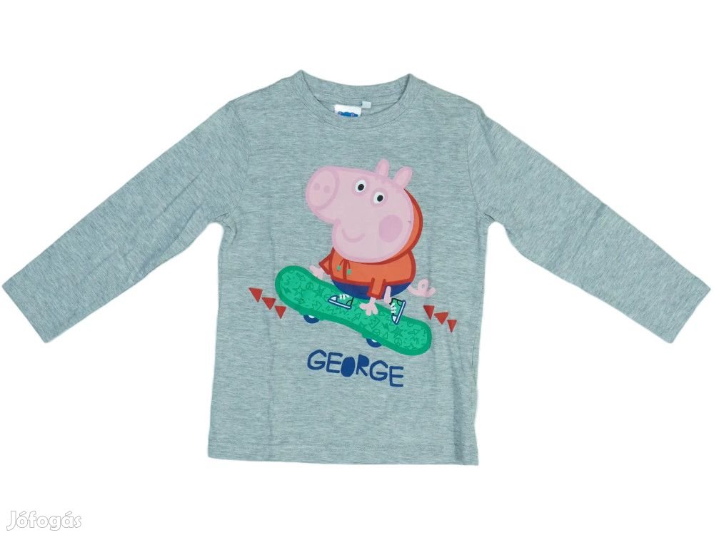 Peppa Pig Új (címkés) Fiú Hosszú ujjú felső (Méret: 110)
