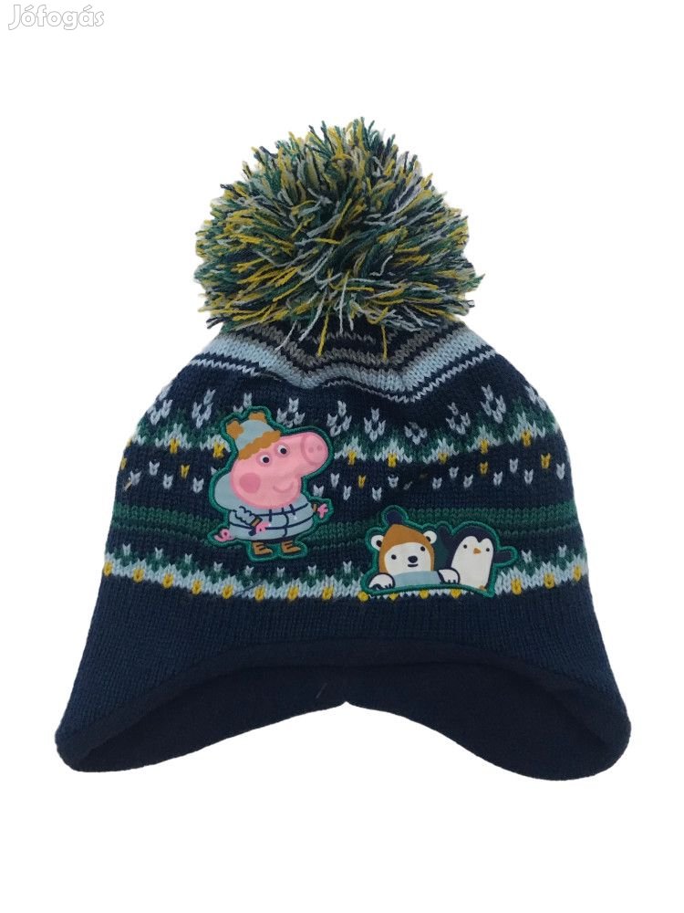Peppa Pig Új (címkés) Fiú Sapka (Méret: 98)