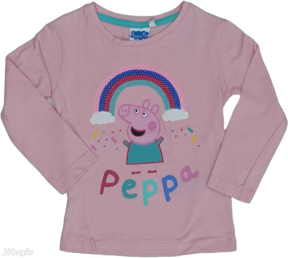 Peppa Pig Új (címkés) Lány Hosszú ujjú felső (Méret: 92)