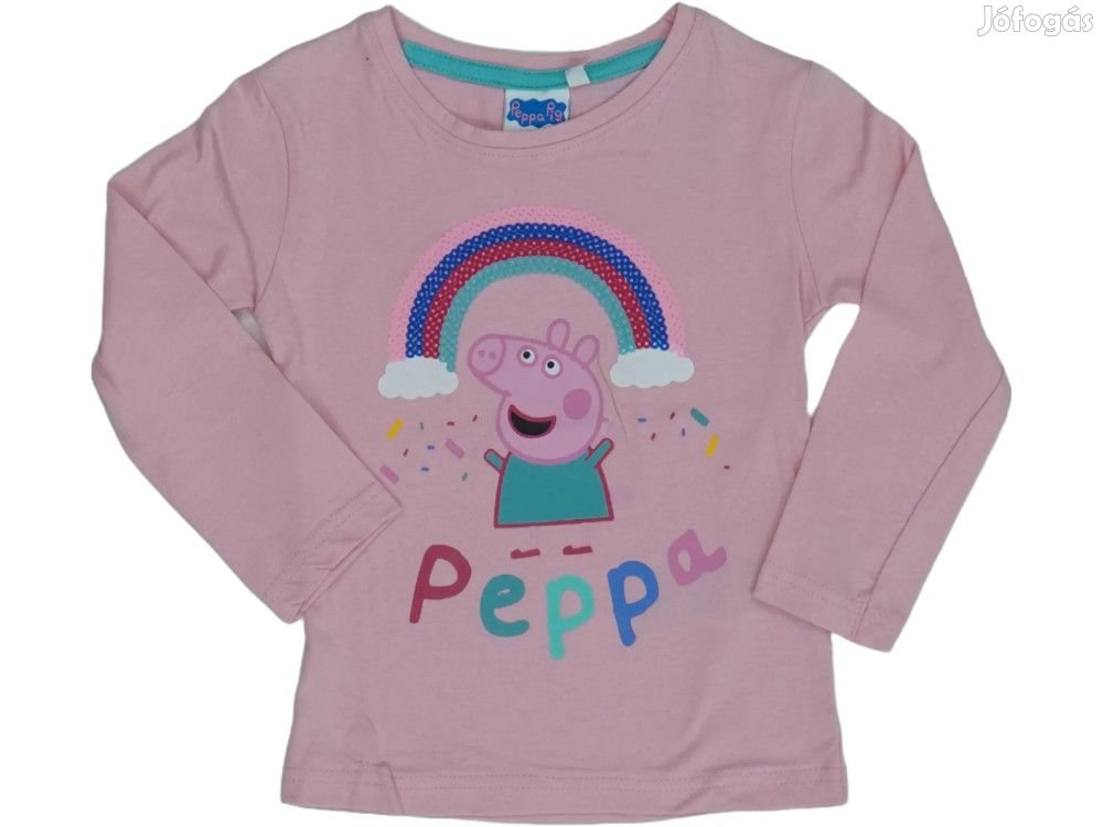 Peppa Pig Új (címkés) Lány Hosszú ujjú felső (Méret: 92)