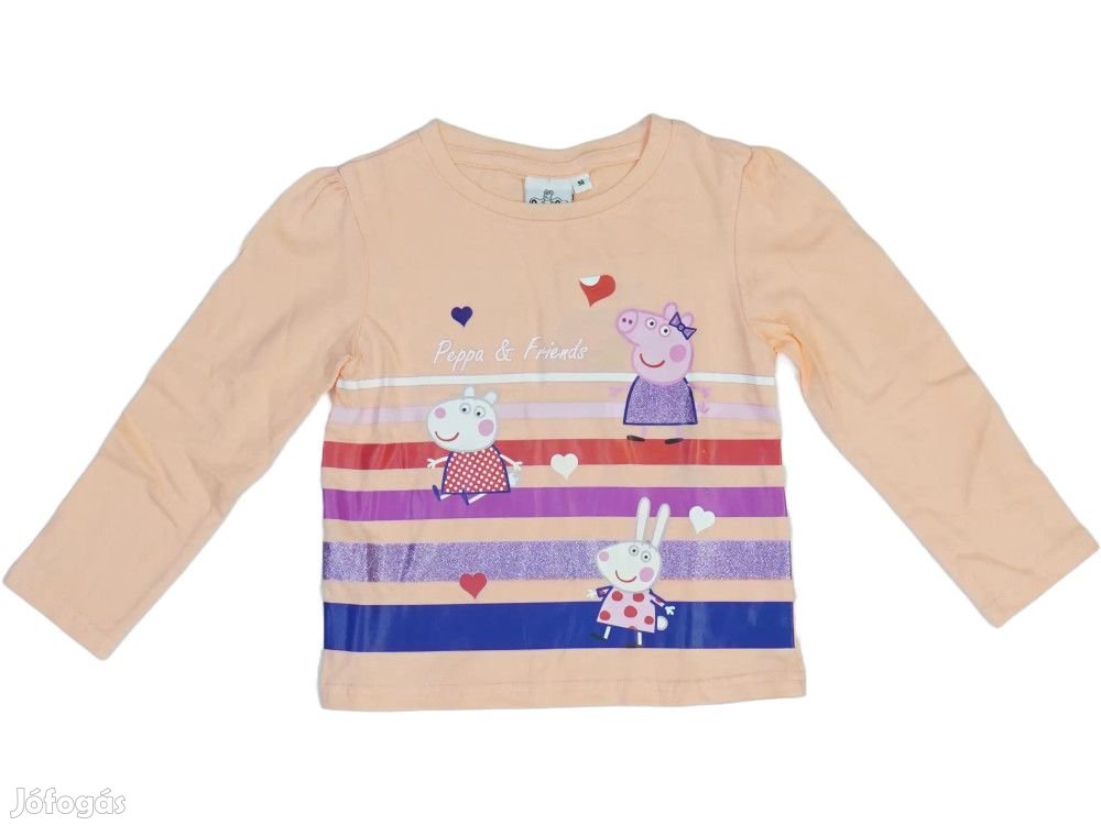 Peppa Pig Új (címkés) Lány Hosszú ujjú felső (Méret: 98)
