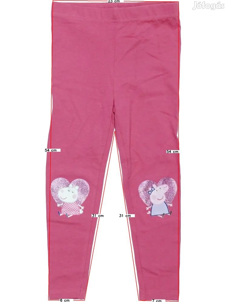 Peppa Pig Új (címkés) Lány Leggings (Méret: 98)