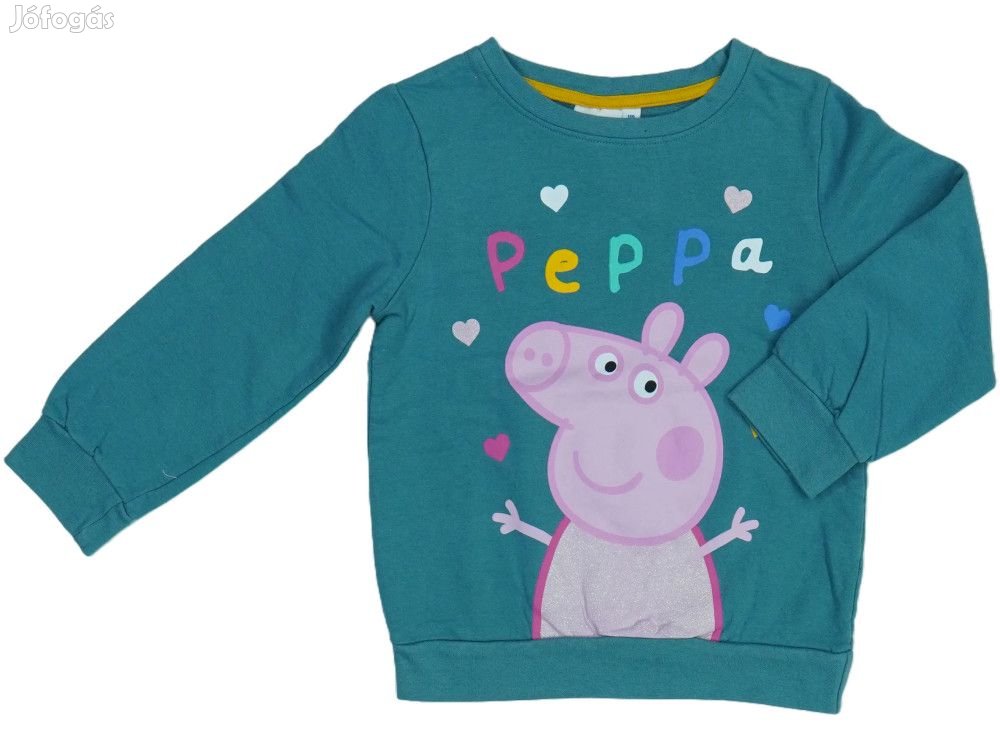 Peppa Pig Új (címkés) Lány Pulóver (Méret: 110)