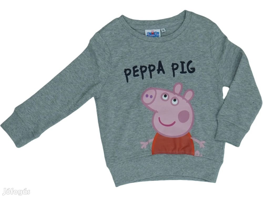 Peppa Pig Új (címkés) Uniszex (gyerek) Kapucnis pulóver (Méret: 92)