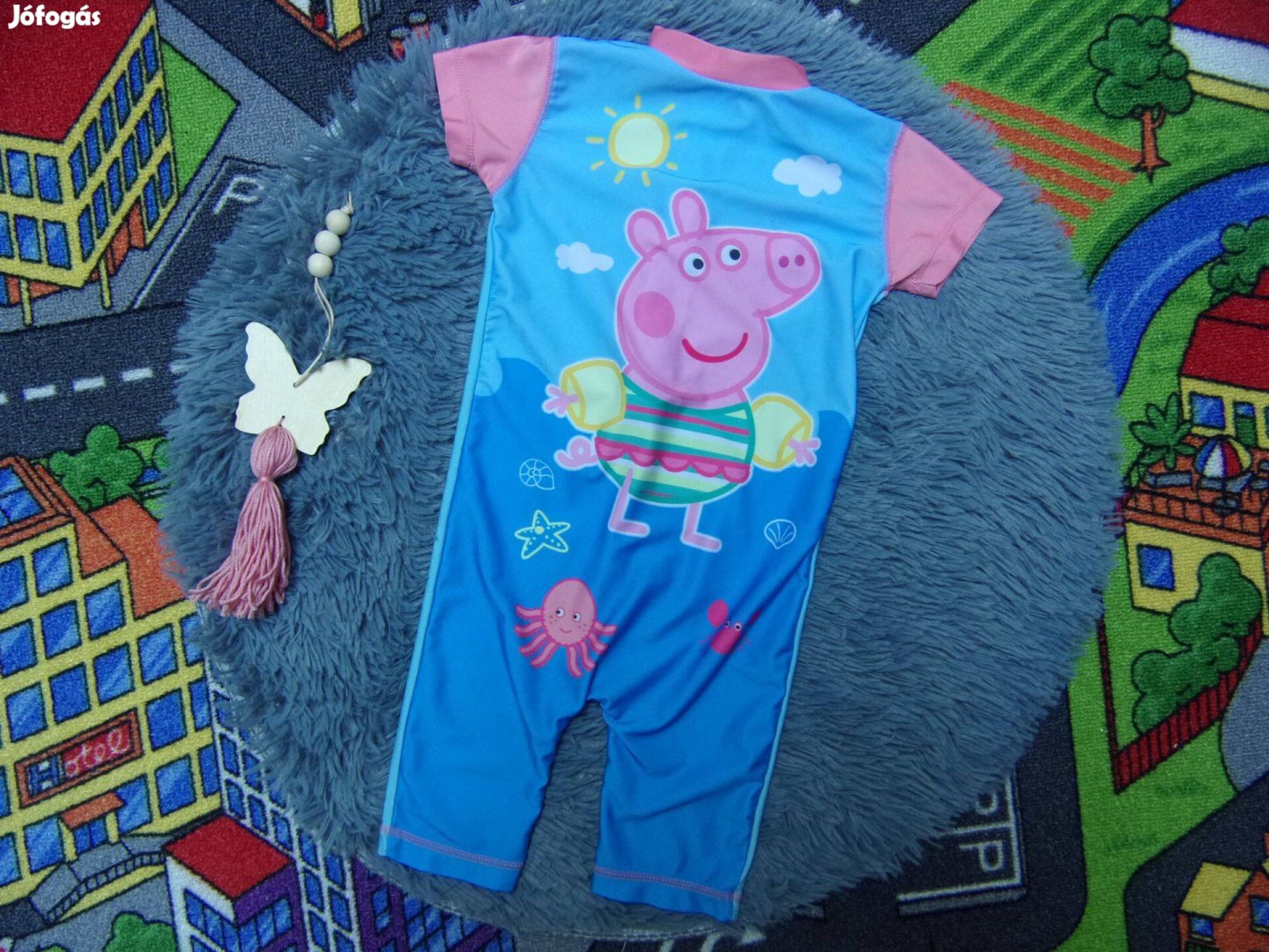 Peppa Pig malac úszóoverall fürdőruha 18-24 hónaposoknak