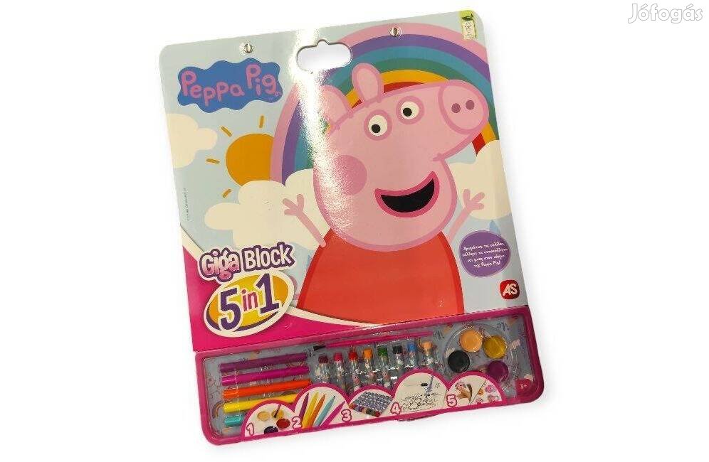 Peppa malac giga blokk kreatív rajzkészlet gyerekeknek (3+)