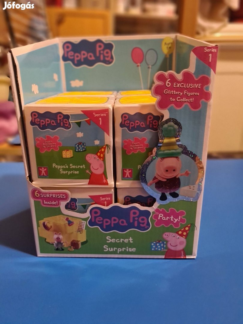 Peppa malac meglepetés doboz figurával és kiegészítőkkel