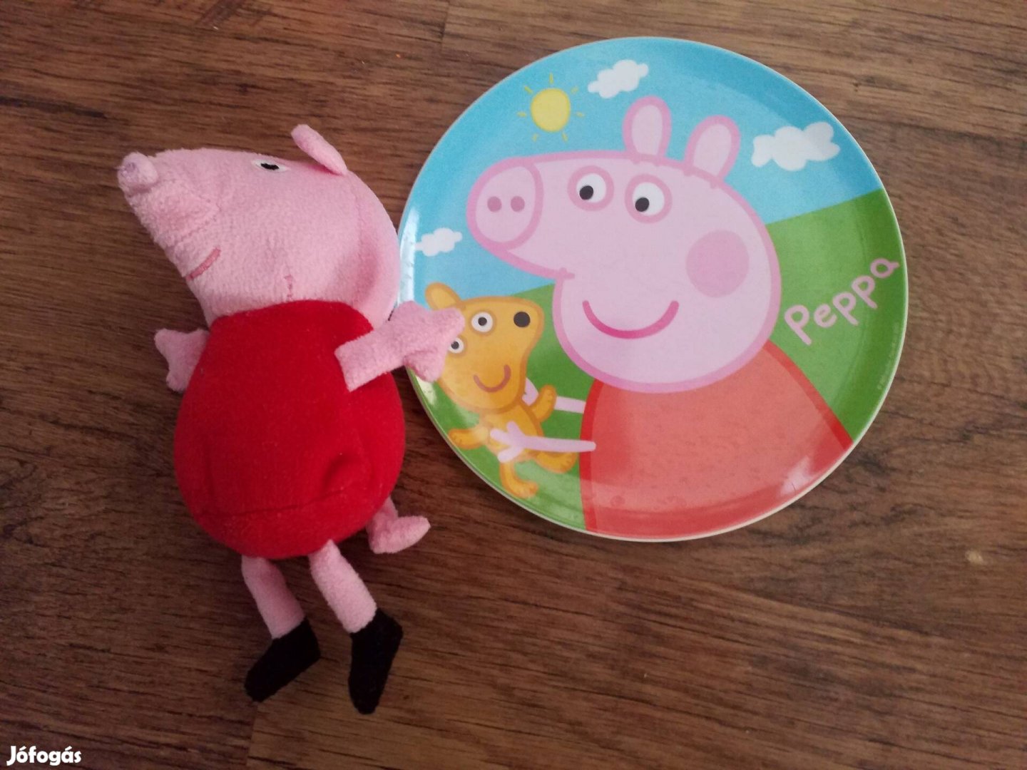 Peppa malac plüss + tányér