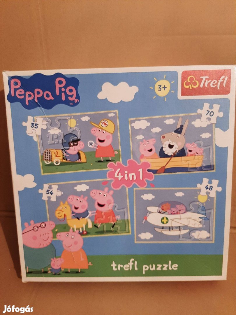 Peppa malac puzzle, 4 kép