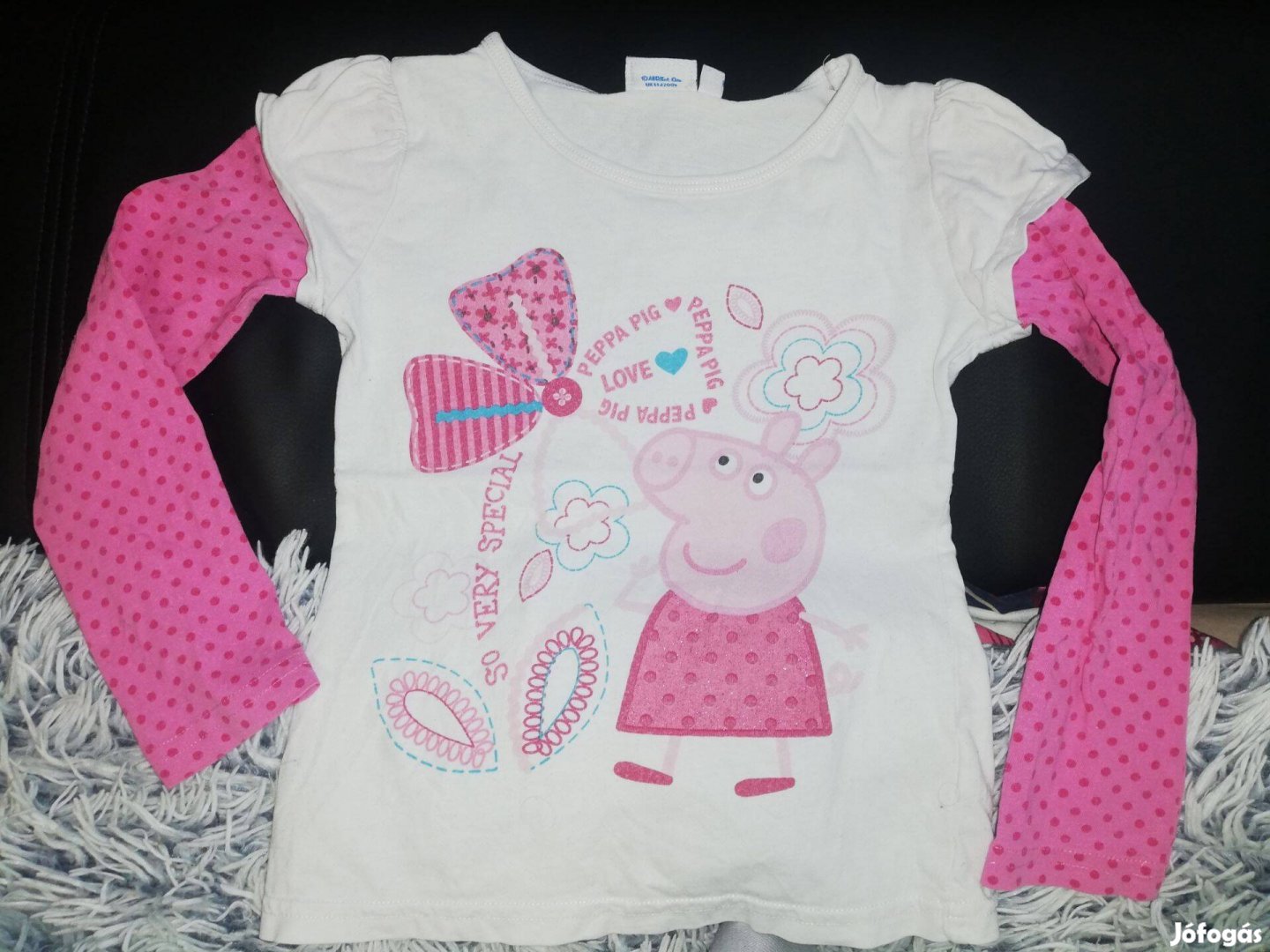Peppa malacos duplaujjas felső, 104