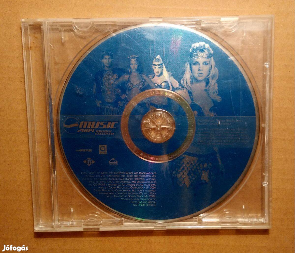 Pepsi Music 2004 Britney Exclusive CD (jogtiszta) teszteletlen