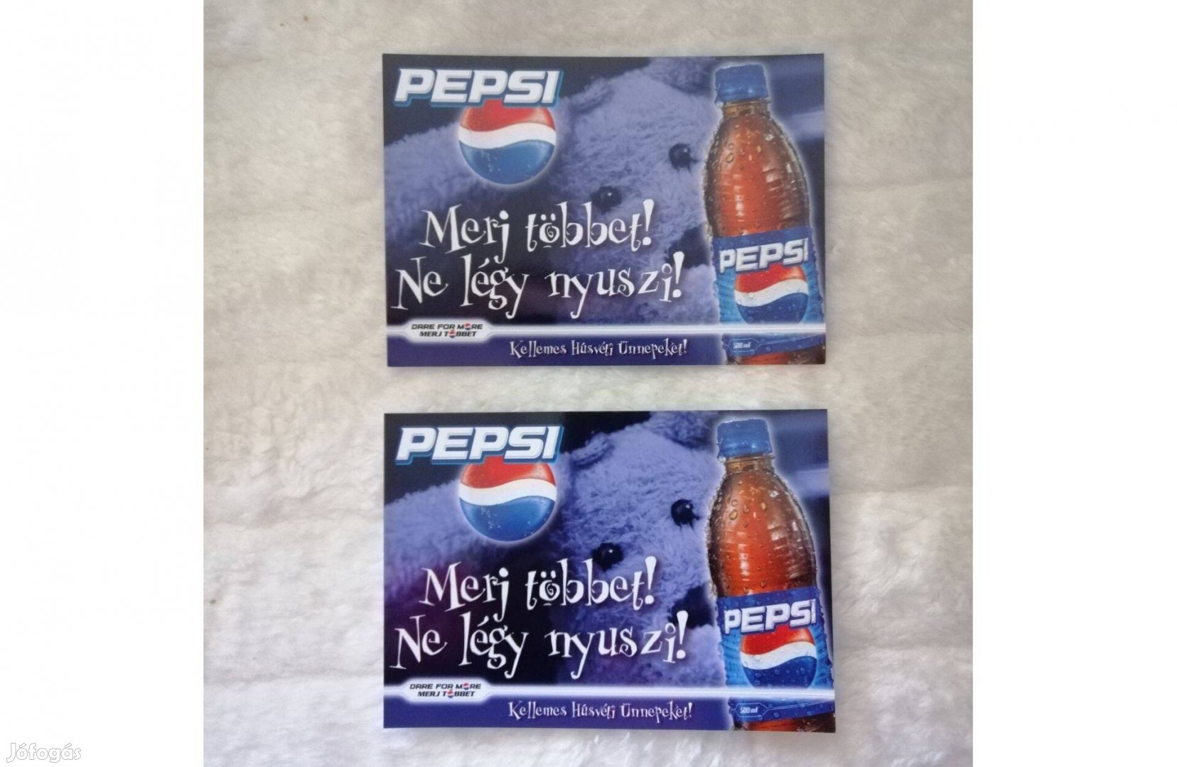 Pepsi cola húsvéti képeslap ,régebbi promó anyag volt