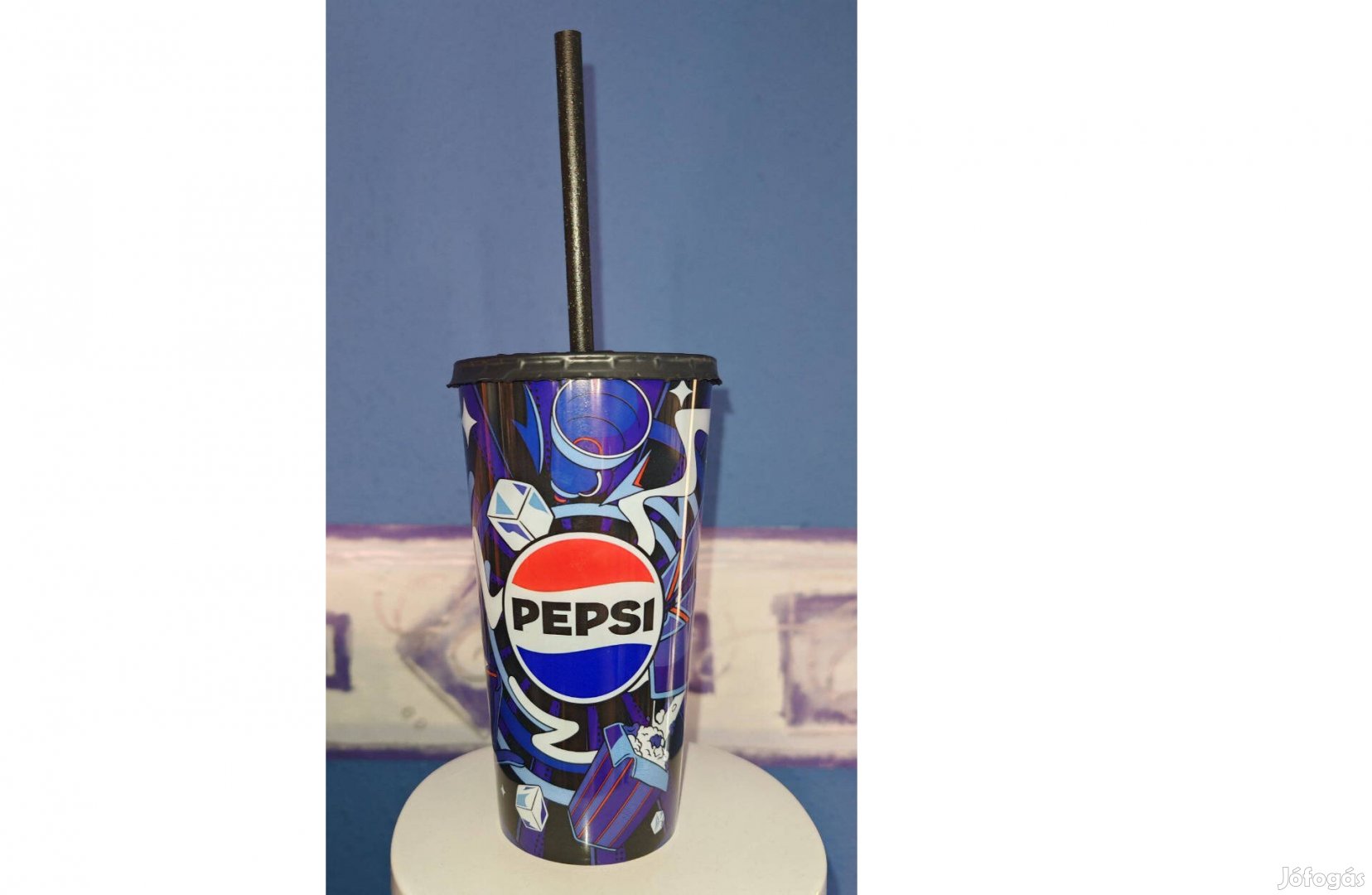 Pepsi műanyag mozis pohár (500 ml)