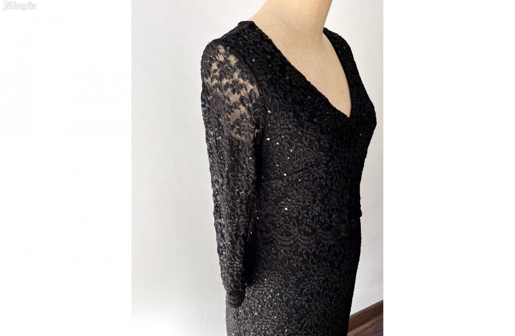 Per Una - Marks&Spencer (M&S) új elegáns, alkalmi fekete ruha - 38, M