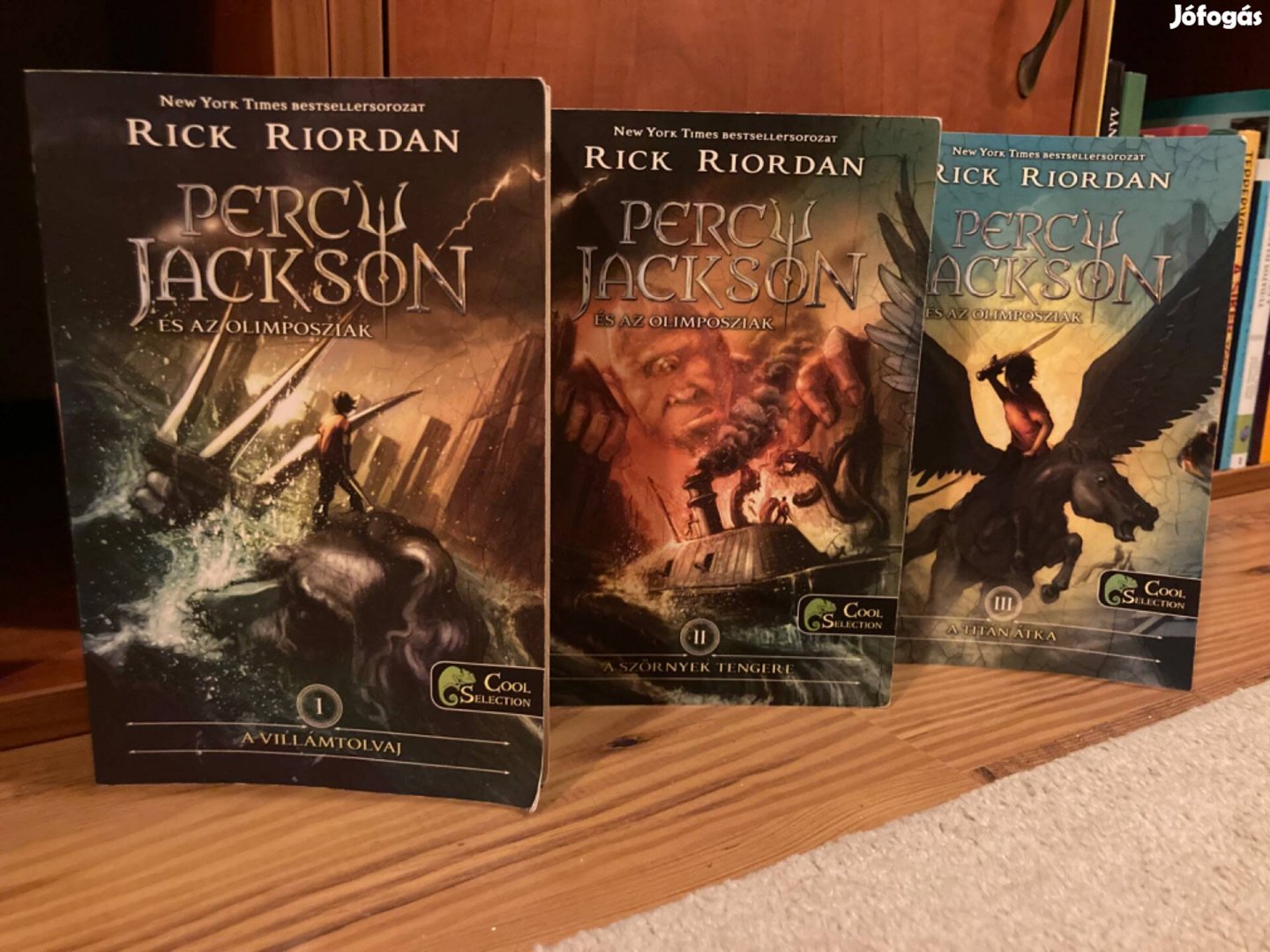 Percy Jackson könyvek