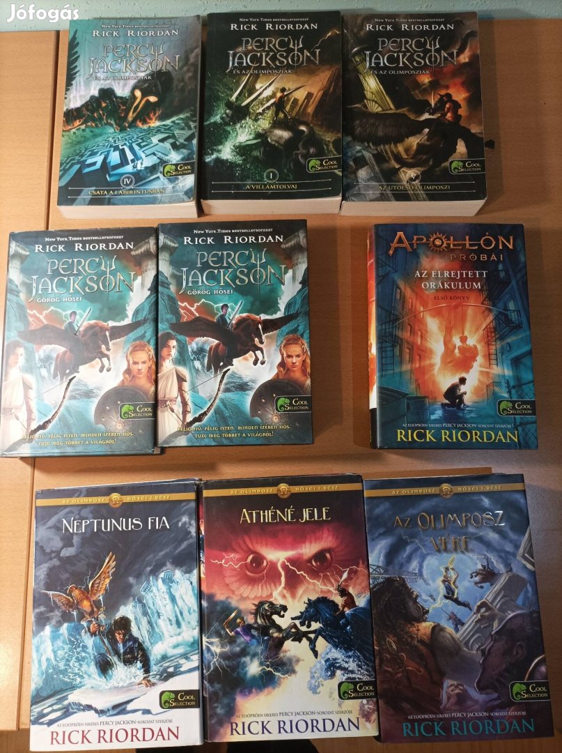 Percy Jackson kötetek