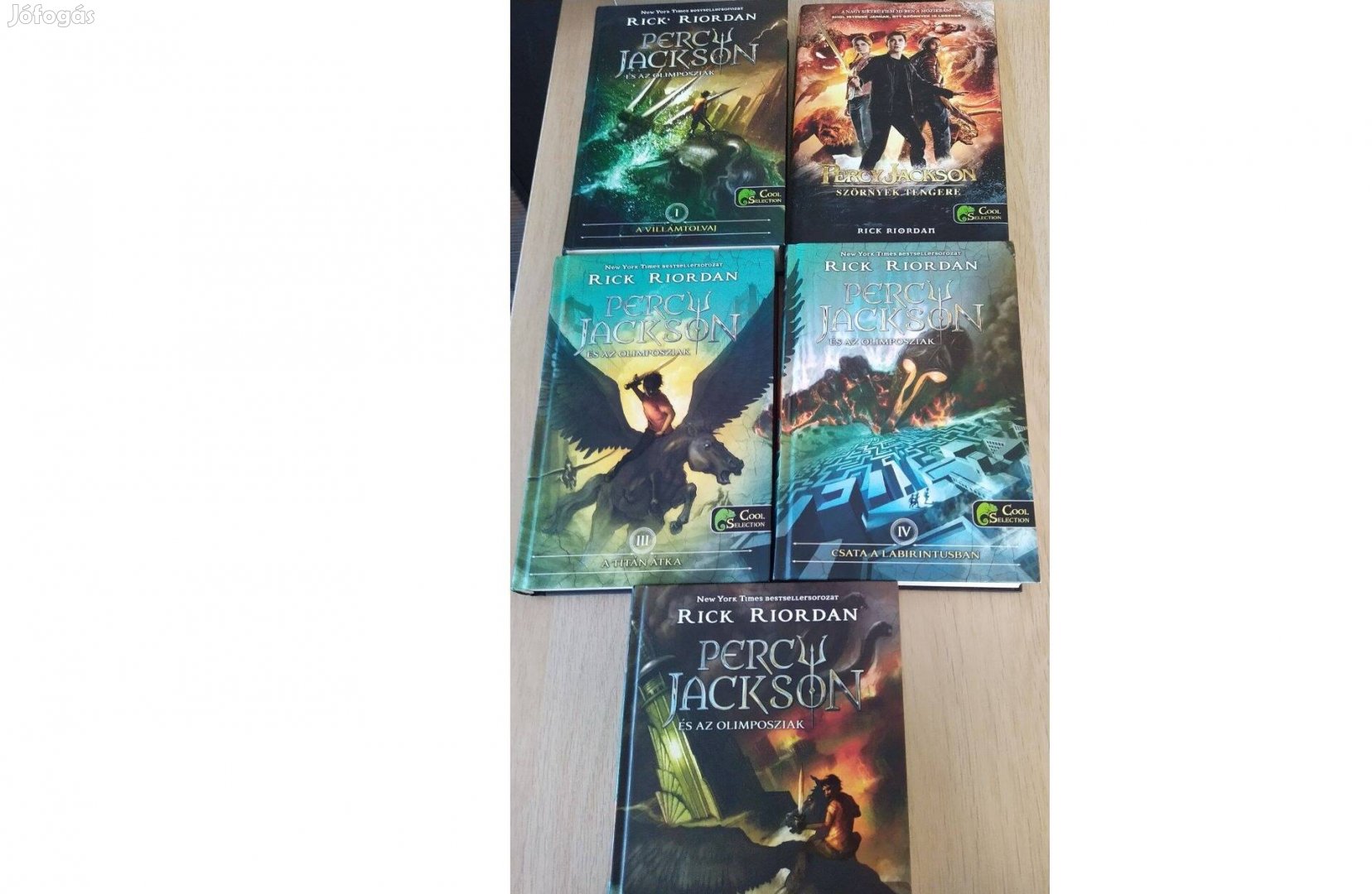 Percy Jackson sorozat eladó