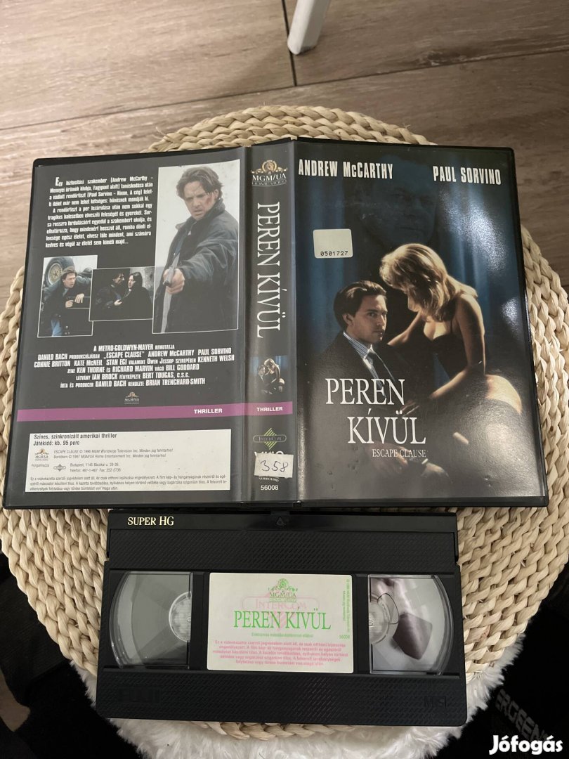 Peren kivül vhs film