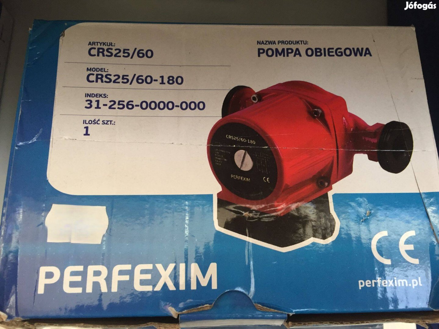 Perfexim HMV CRS2560 Szivattyú 25/60-180 (1/8)