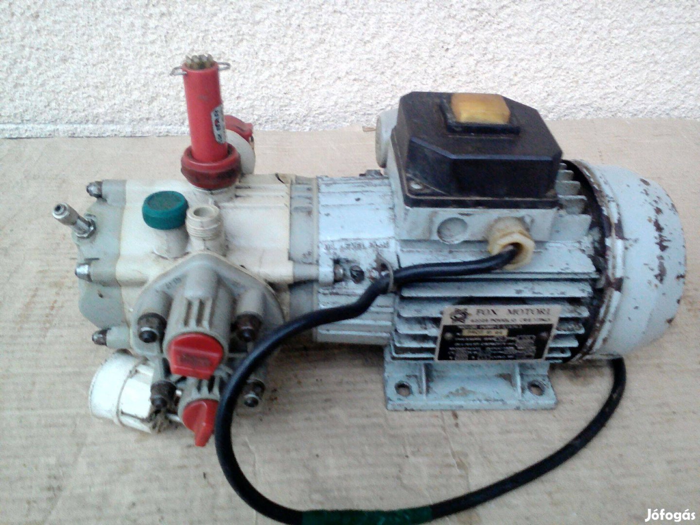 Permetező 230v-os, villanymotor eladó!