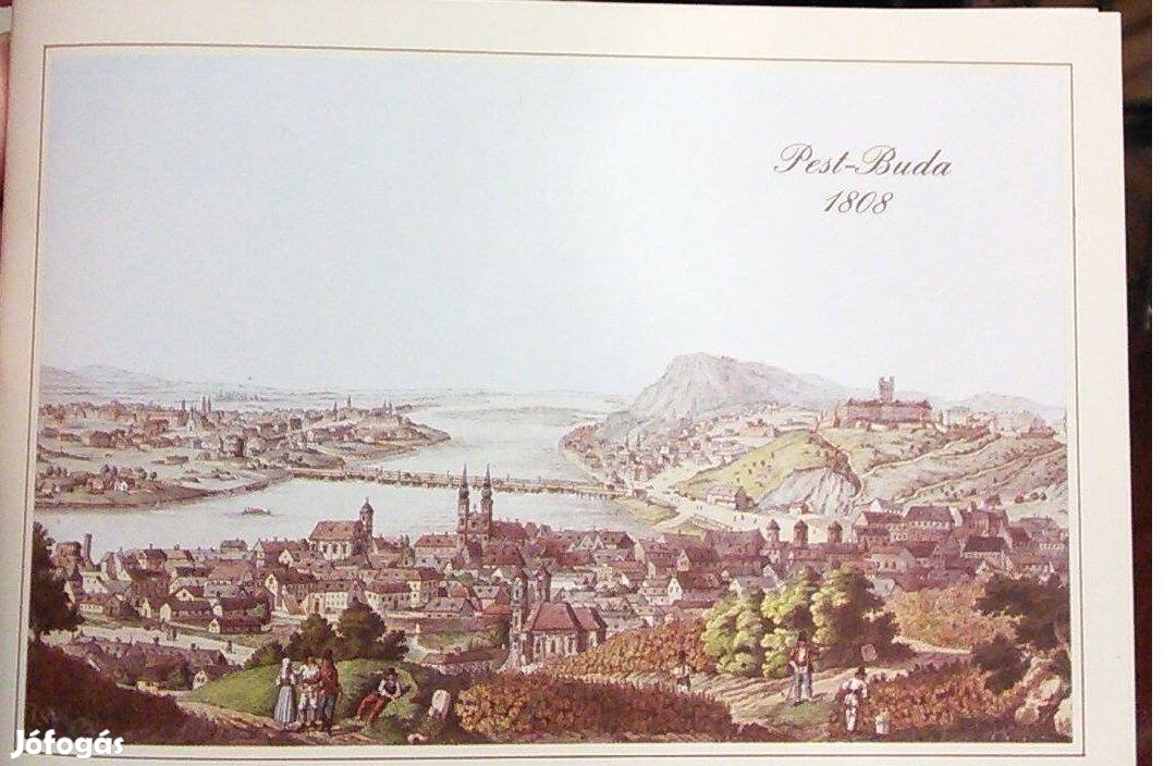 Pest Buda 1808 Jacob Alt képeslap Budapest