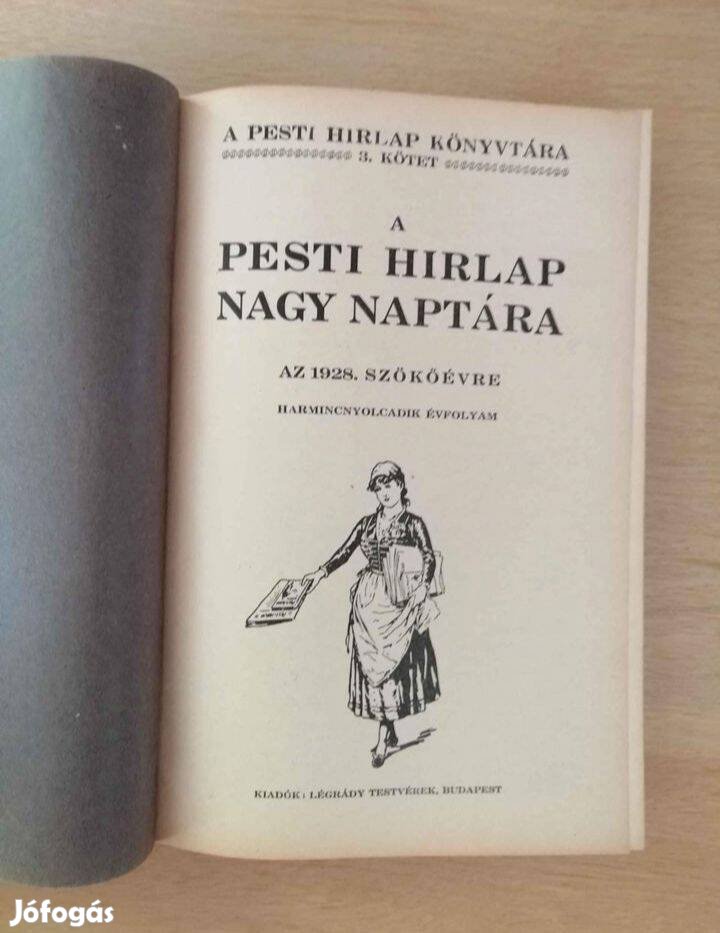 Pesti hírlap nagy naptára 1928