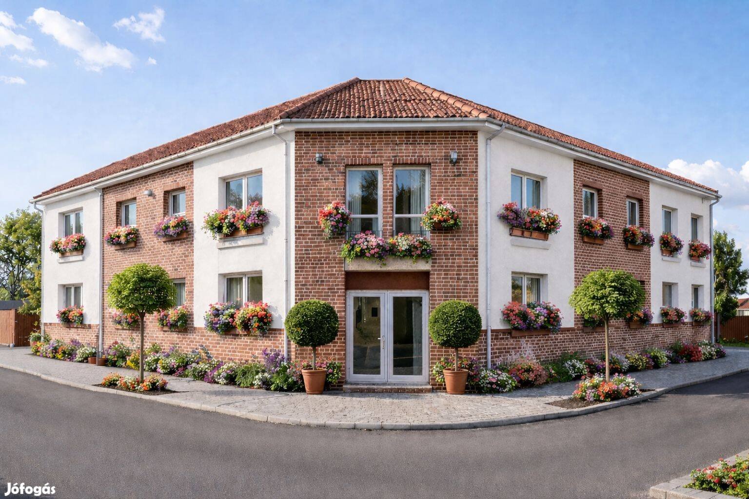 Pestújhelyen épülő új építésű társas ház