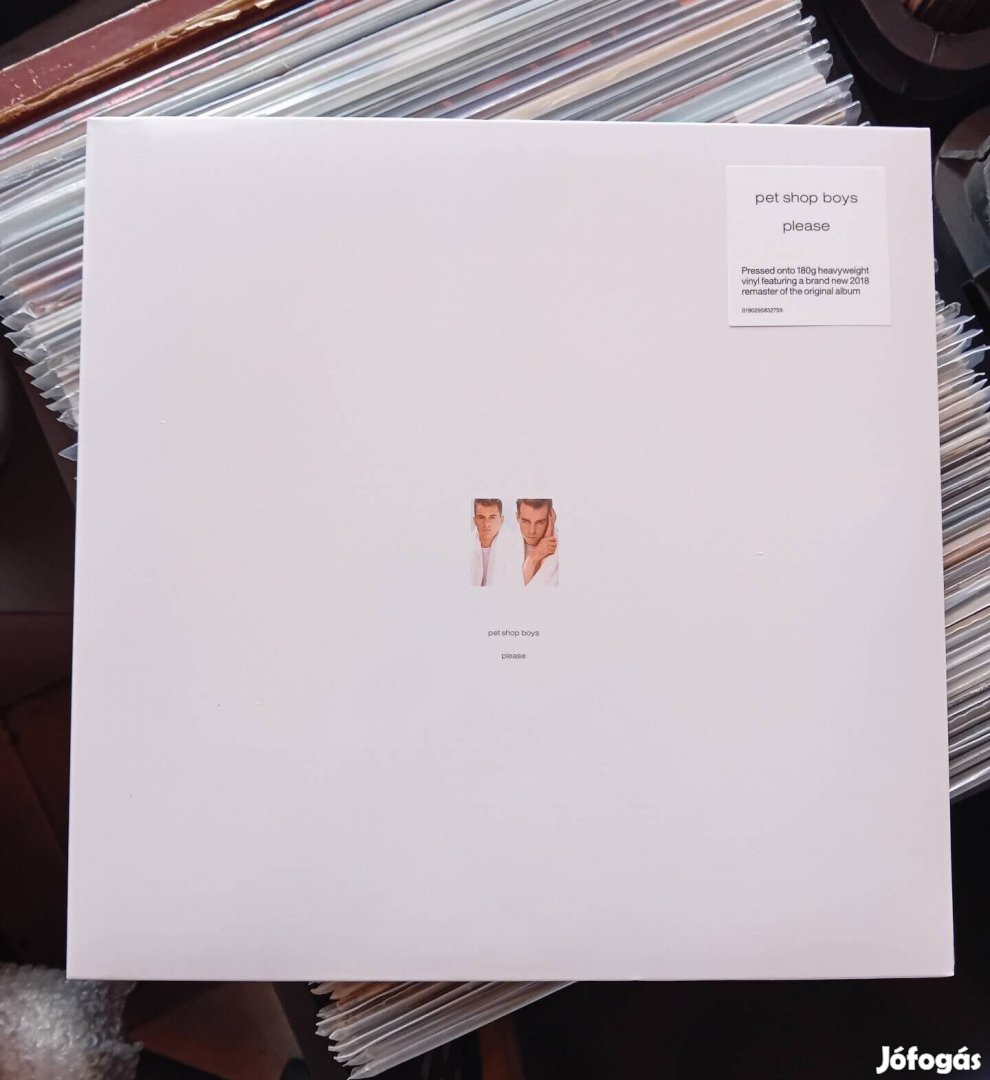 Pet Shop Boys-Please Bakelit lemez bontatlan uj