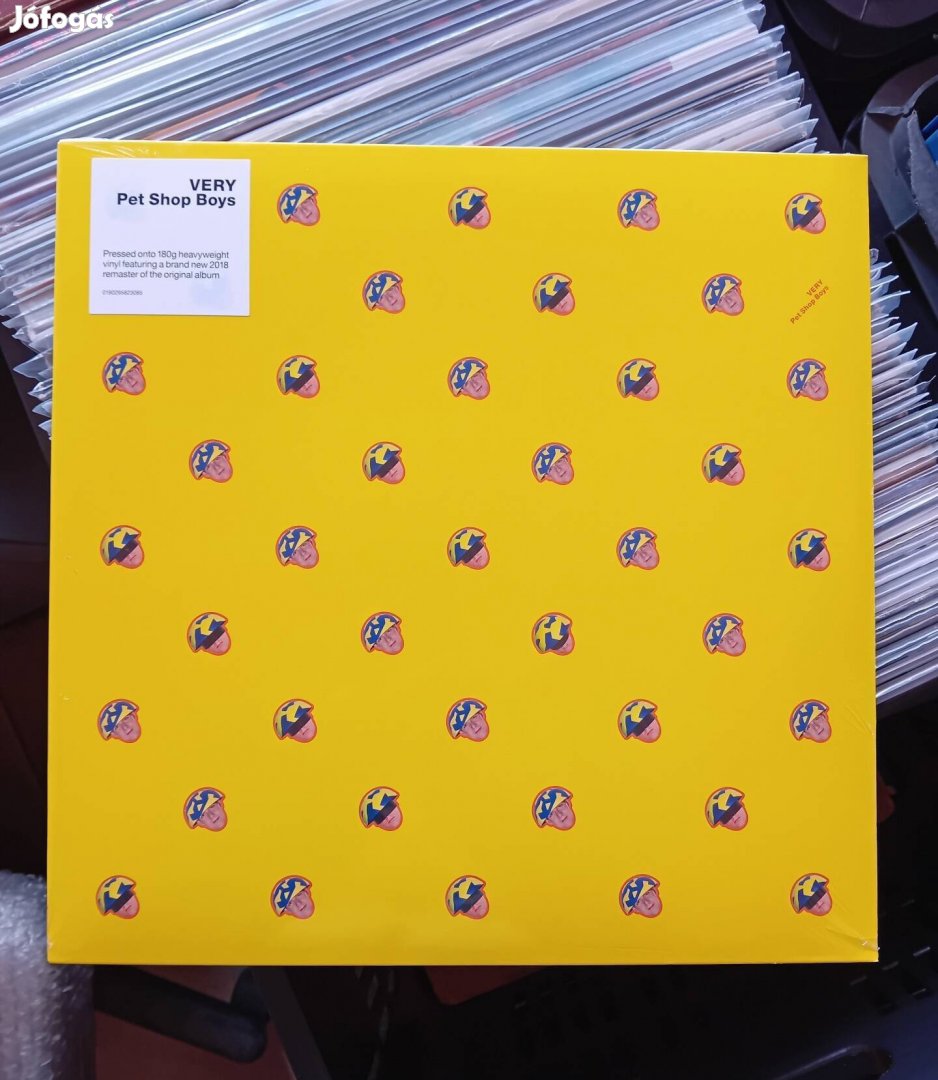 Pet Shop Boys-Very Bakelit lemez bontatlan uj