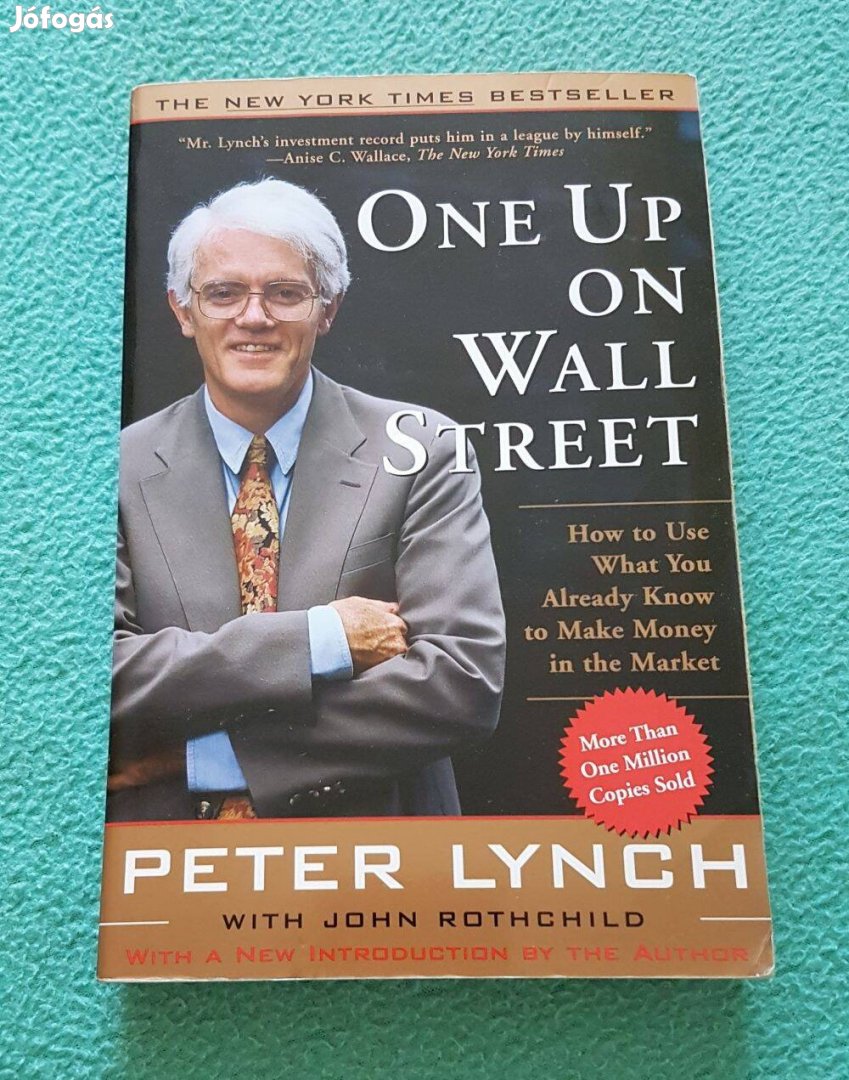 Peter Lynch: One Up On Wall Street könyv (angol)