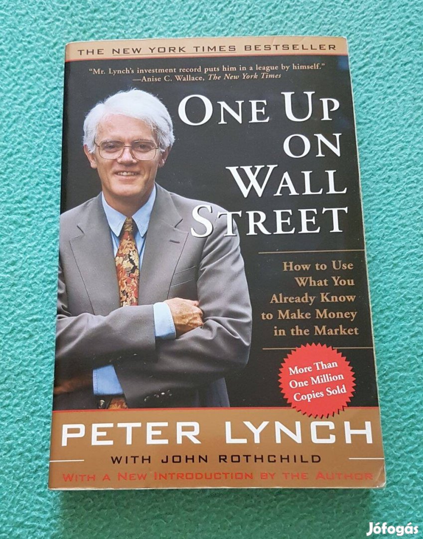 Peter Lynch - One Up On Wall Street könyv (angol nyelvű)