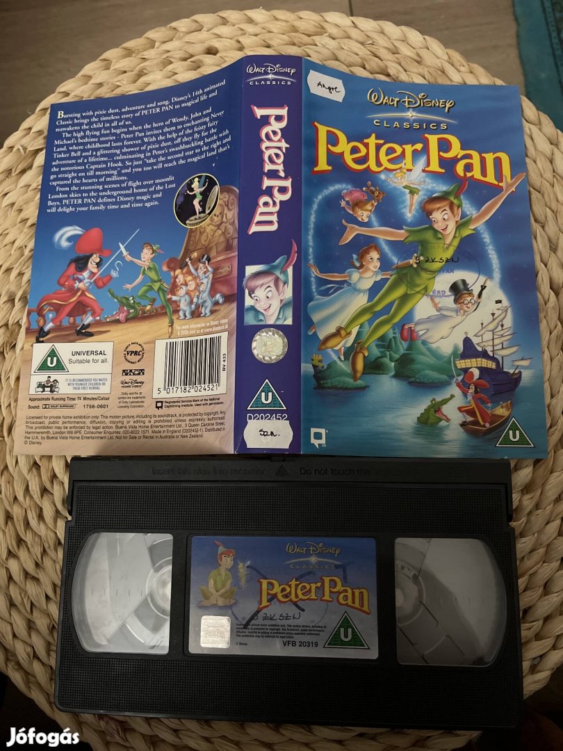 Peter Pan vhs