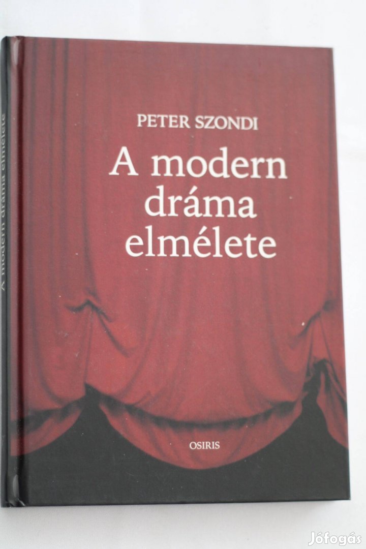 Peter Szondi A modern dráma elmélete / könyv