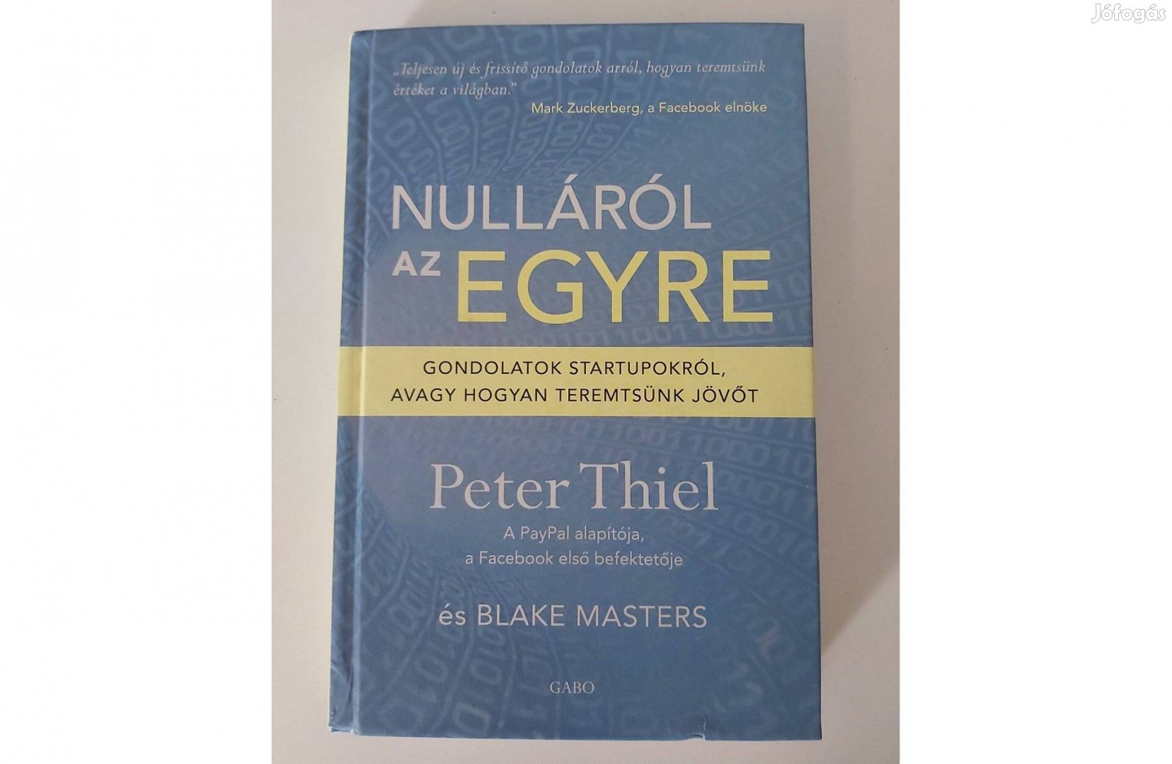 Peter Thiel Blake Masters: Nulláról az egyre