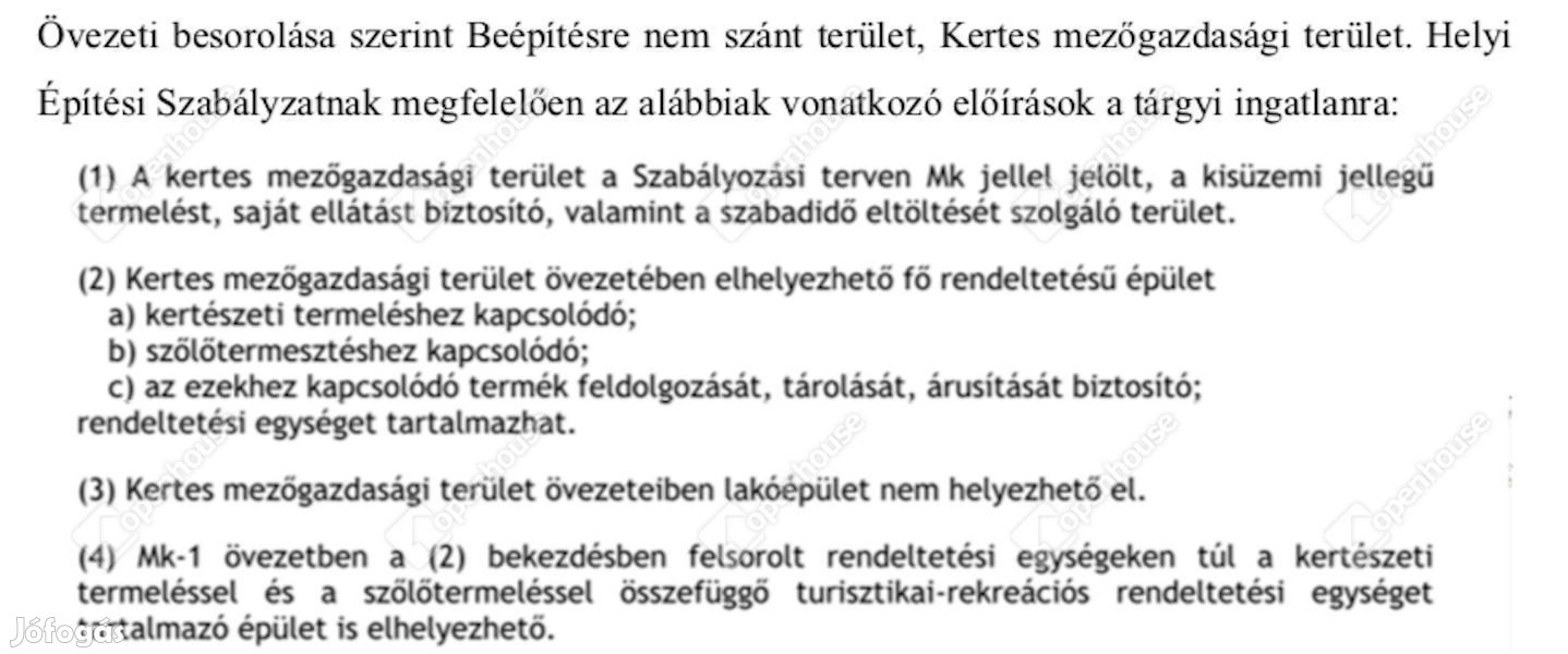 Péteriben az Óhegyen eladó telkek!