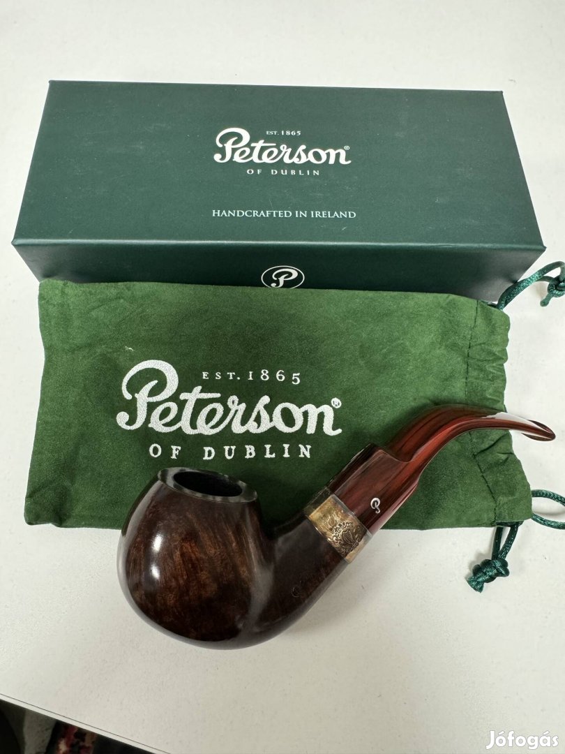 Peterson harp sterling pipa új