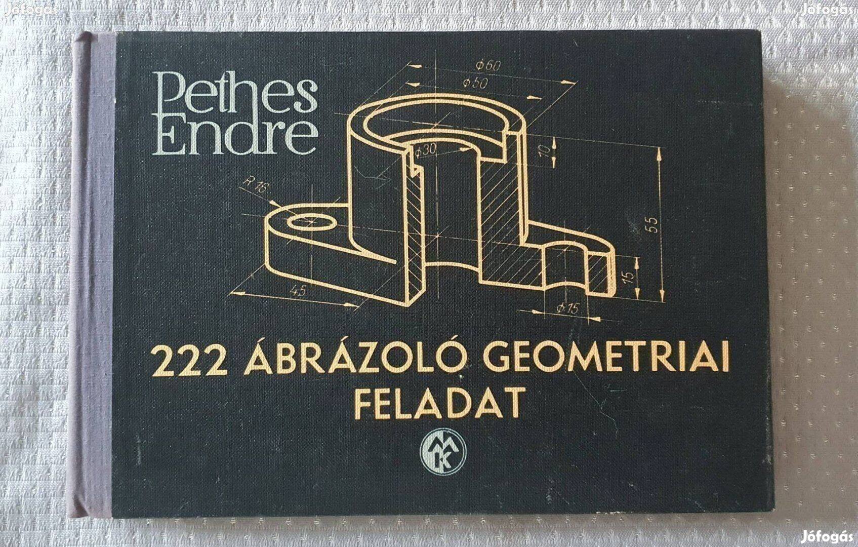 Pethes Endre 222 Ábrázoló Geometriai feladat 1963