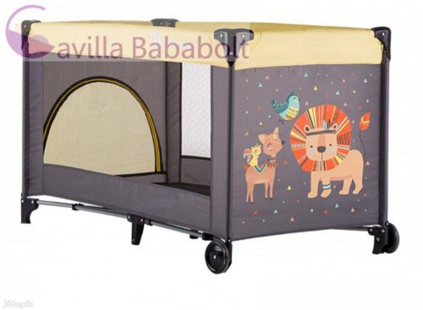 Petite&Mars Utazóágy Koot Lion Yellow aa