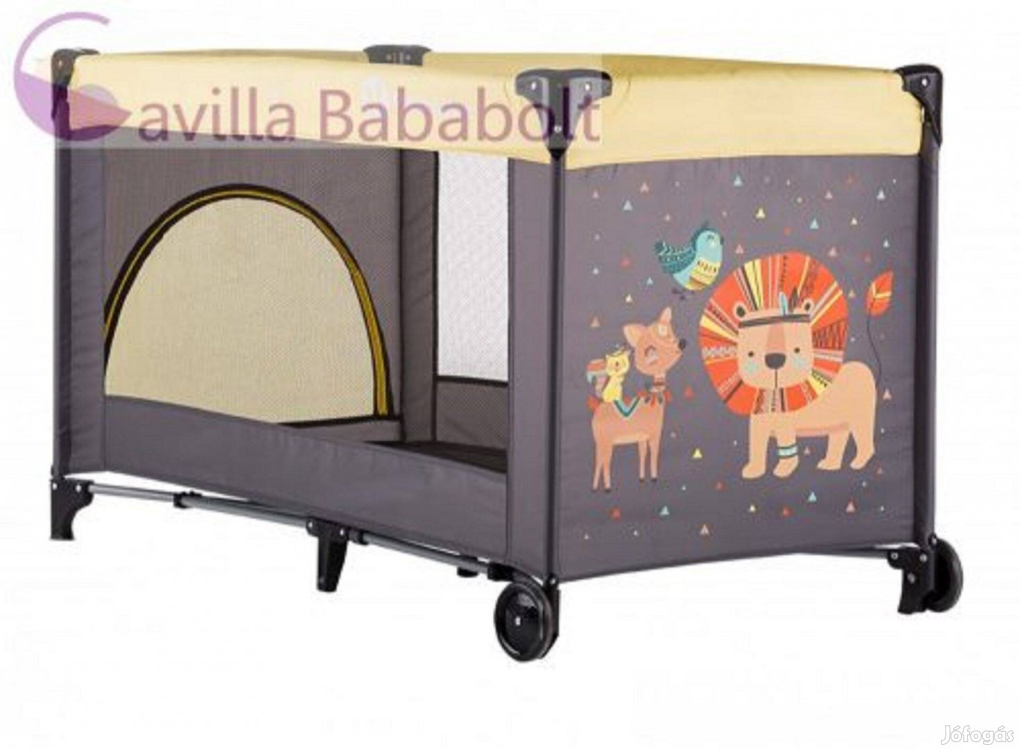 Petite&Mars Utazóágy Koot Lion Yellow e