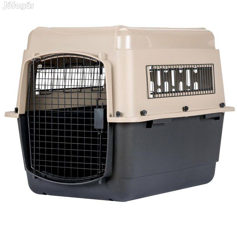 Petmate Ultra Vari utazó kennel, 62x81x57cm - fekete/krém (21552)