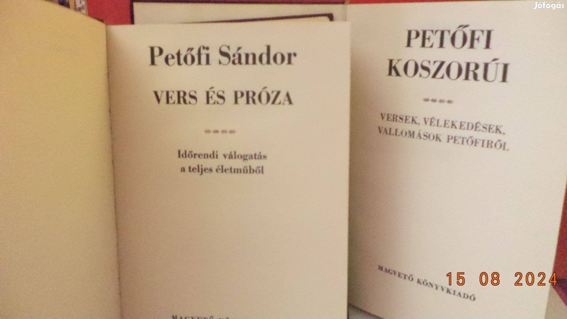 Petőfi Sándor - Magvető kiadó 2 kötete