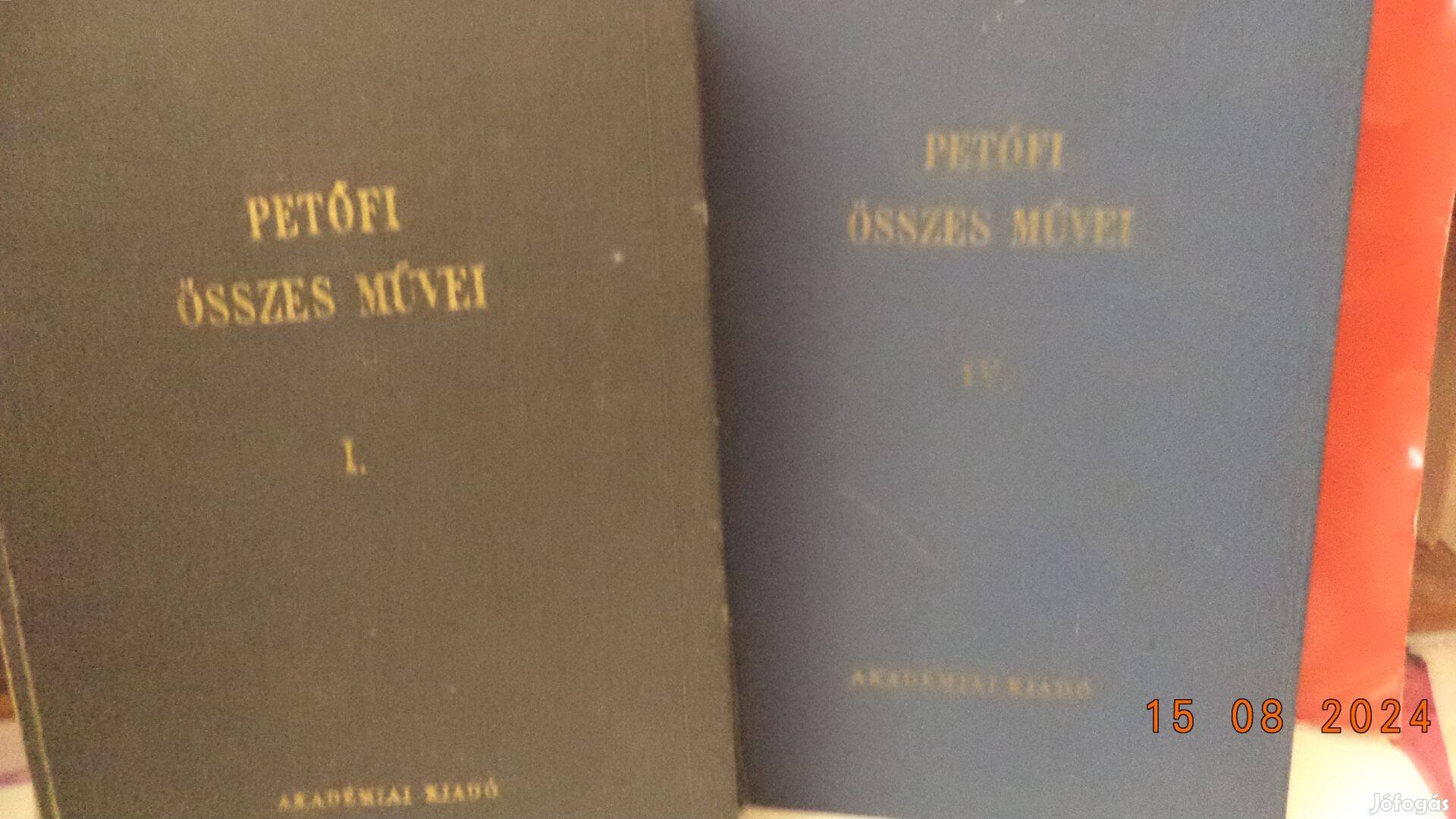 Petőfi összes művei I - II - III - IV