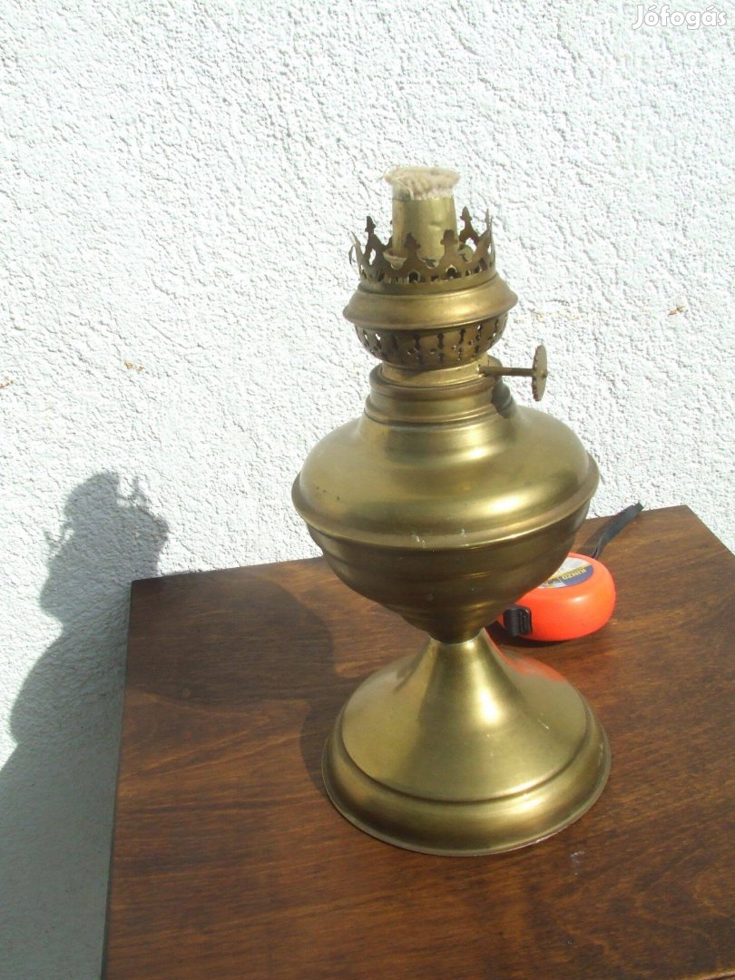 Petróleum lámpa réz