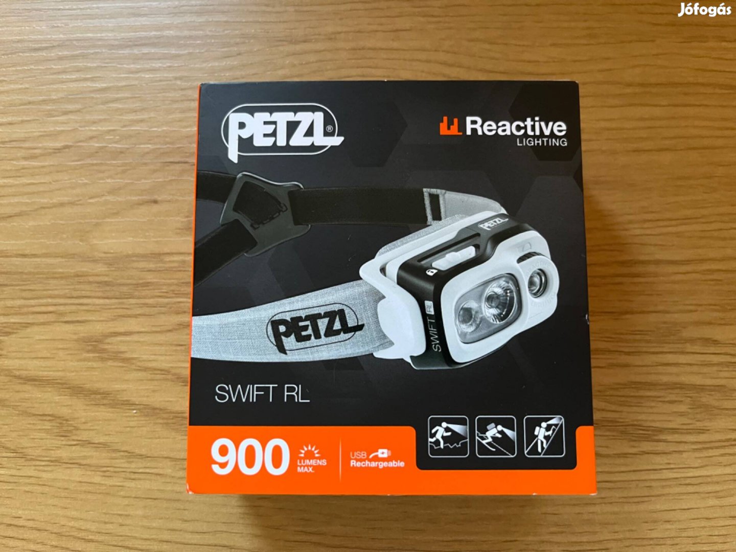 Petzl Swift RL fejlámpa - Reactive Lighting - 900 lumen - Újszerű!