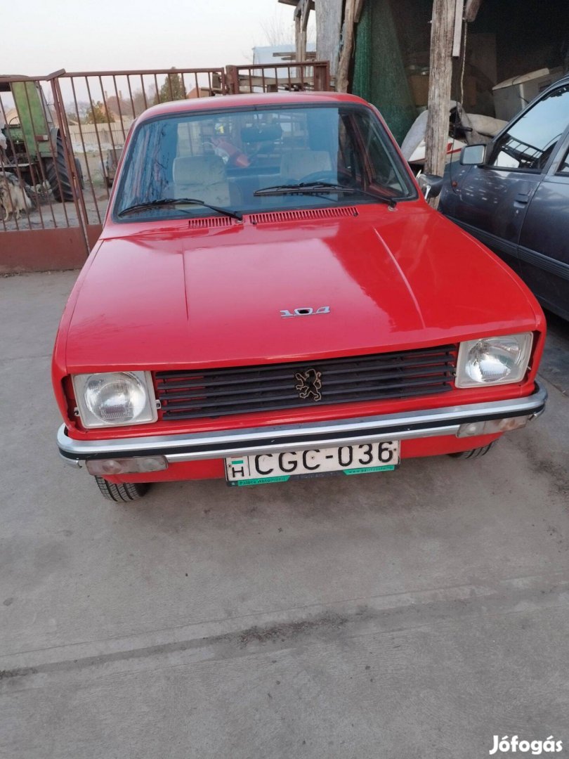 Peugeot 104 veterán autó eladó