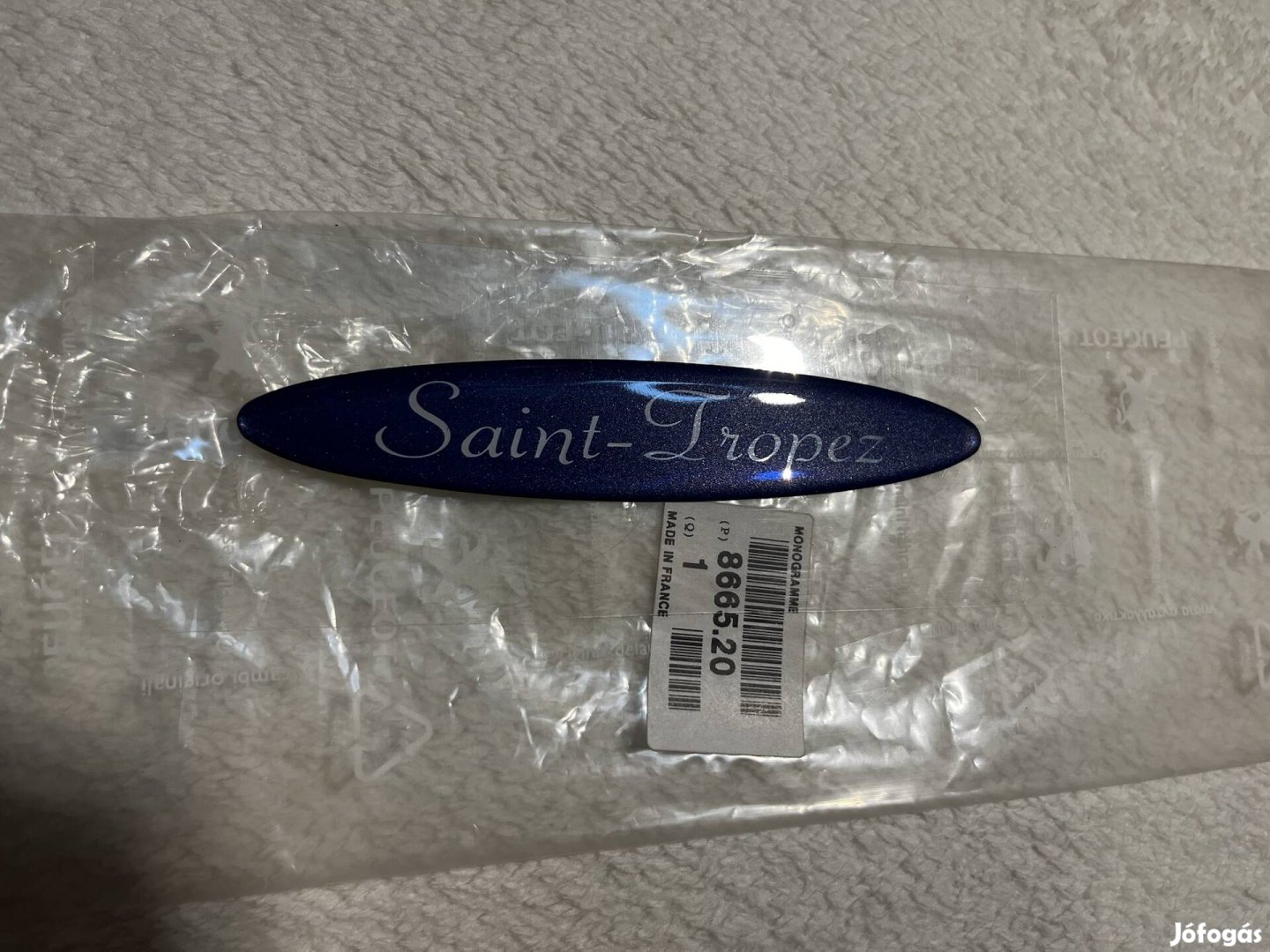 Peugeot 106 306 406 Saint-Tropez felirat pár 8665.20